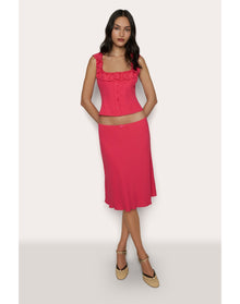 Paloma Lace Top | Fatale Pink