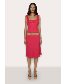 Paloma Lace Top | Fatale Pink