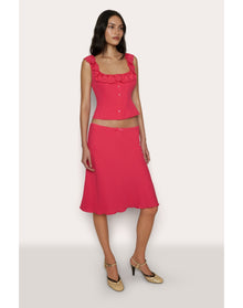 Paloma Lace Top | Fatale Pink