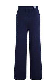 Ribbed Knit Pants - Navy Reuben Oliver