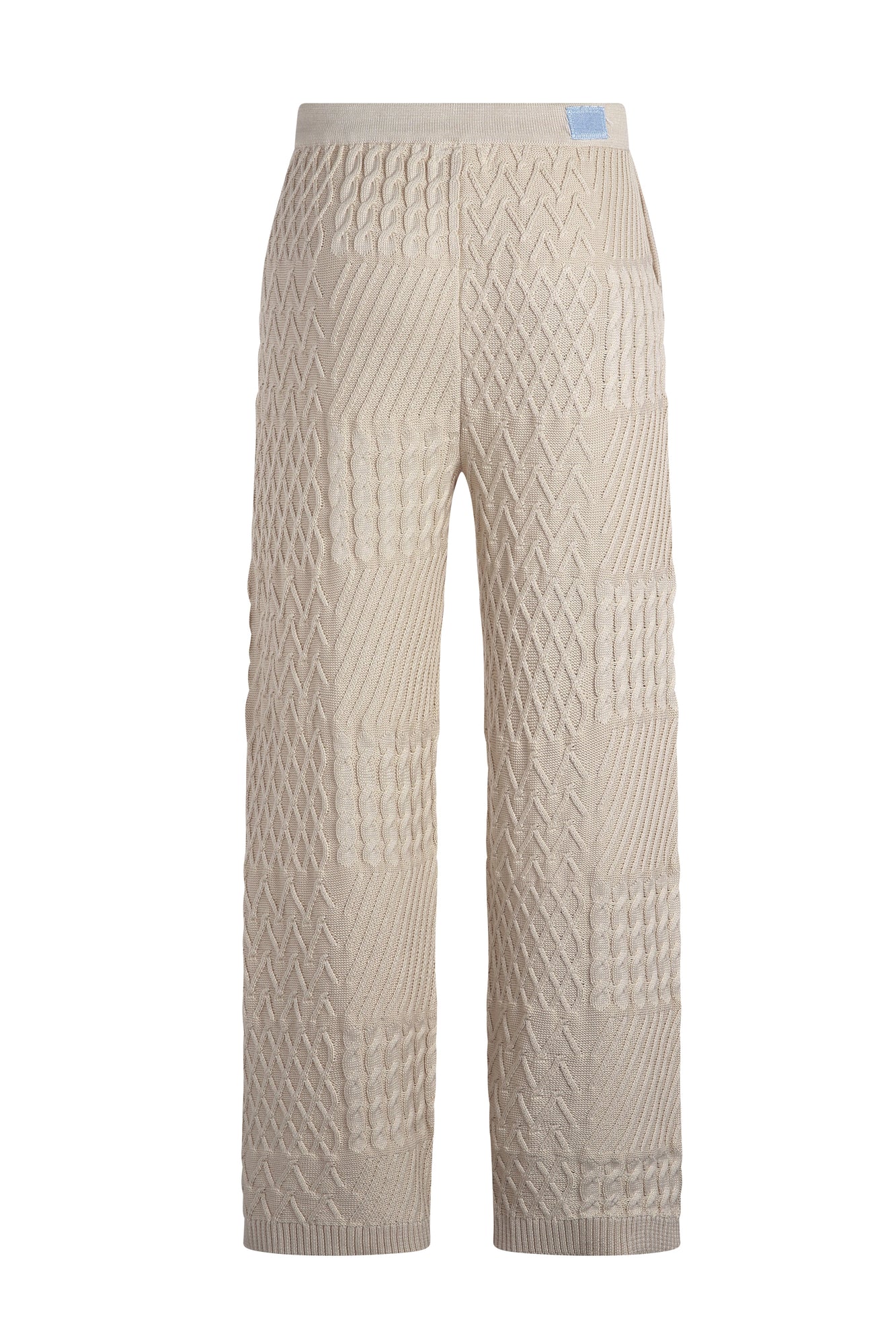 The Multi Stitch Knit Pant -Sand Reuben Oliver