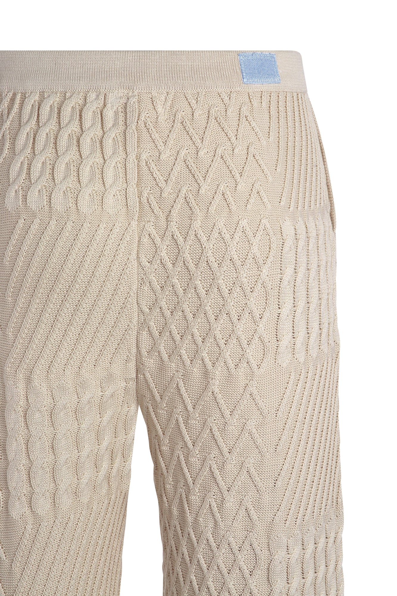 The Multi Stitch Knit Pant -Sand Reuben Oliver