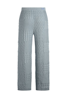 The Multi Stitch Knit Pant - Nantucket Blue Reuben Oliver