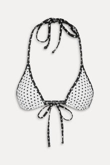 Paradise Halter Bikini Top Classic Polka Dot