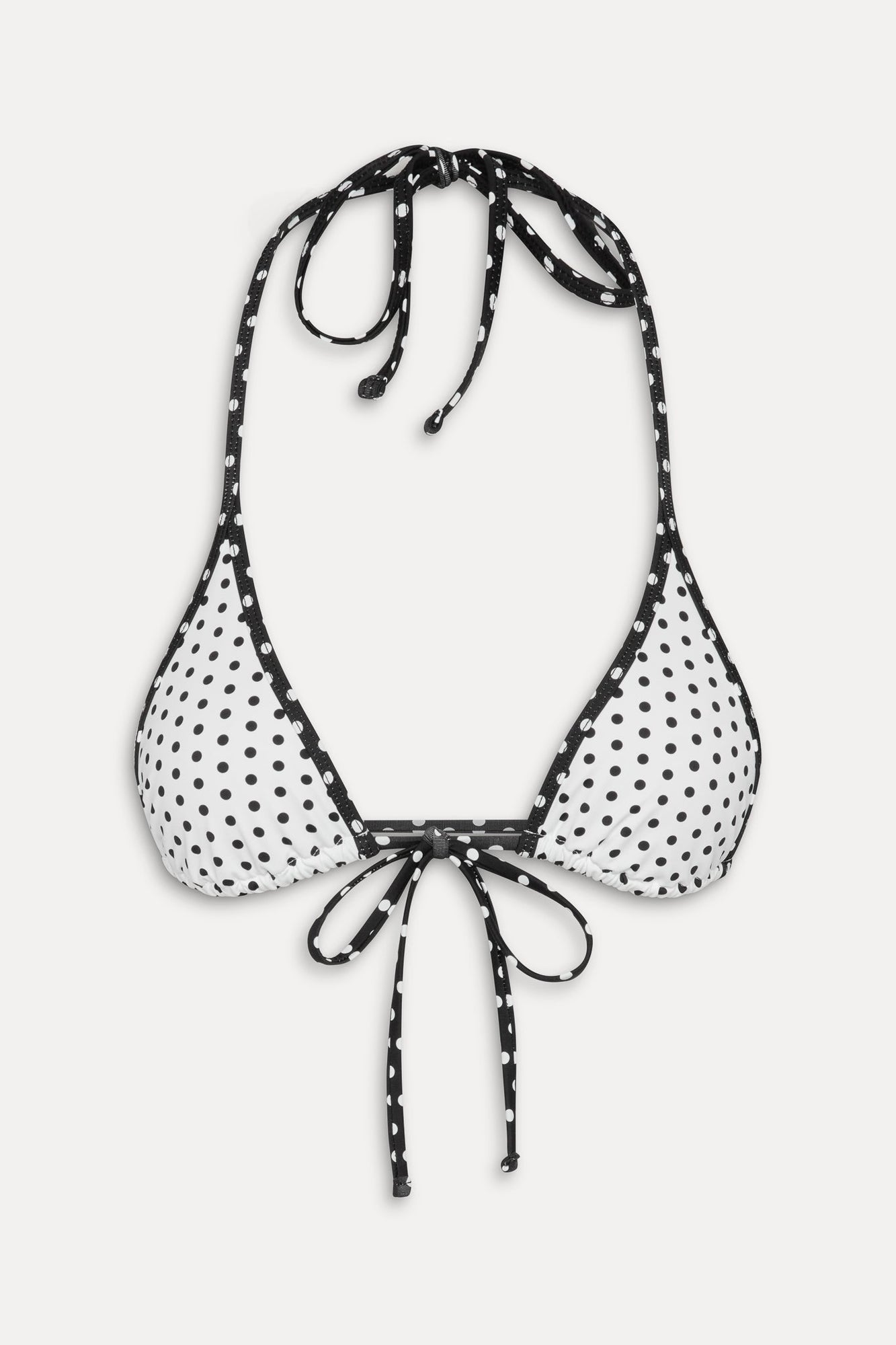 Paradise Halter Bikini Top Classic Polka Dot