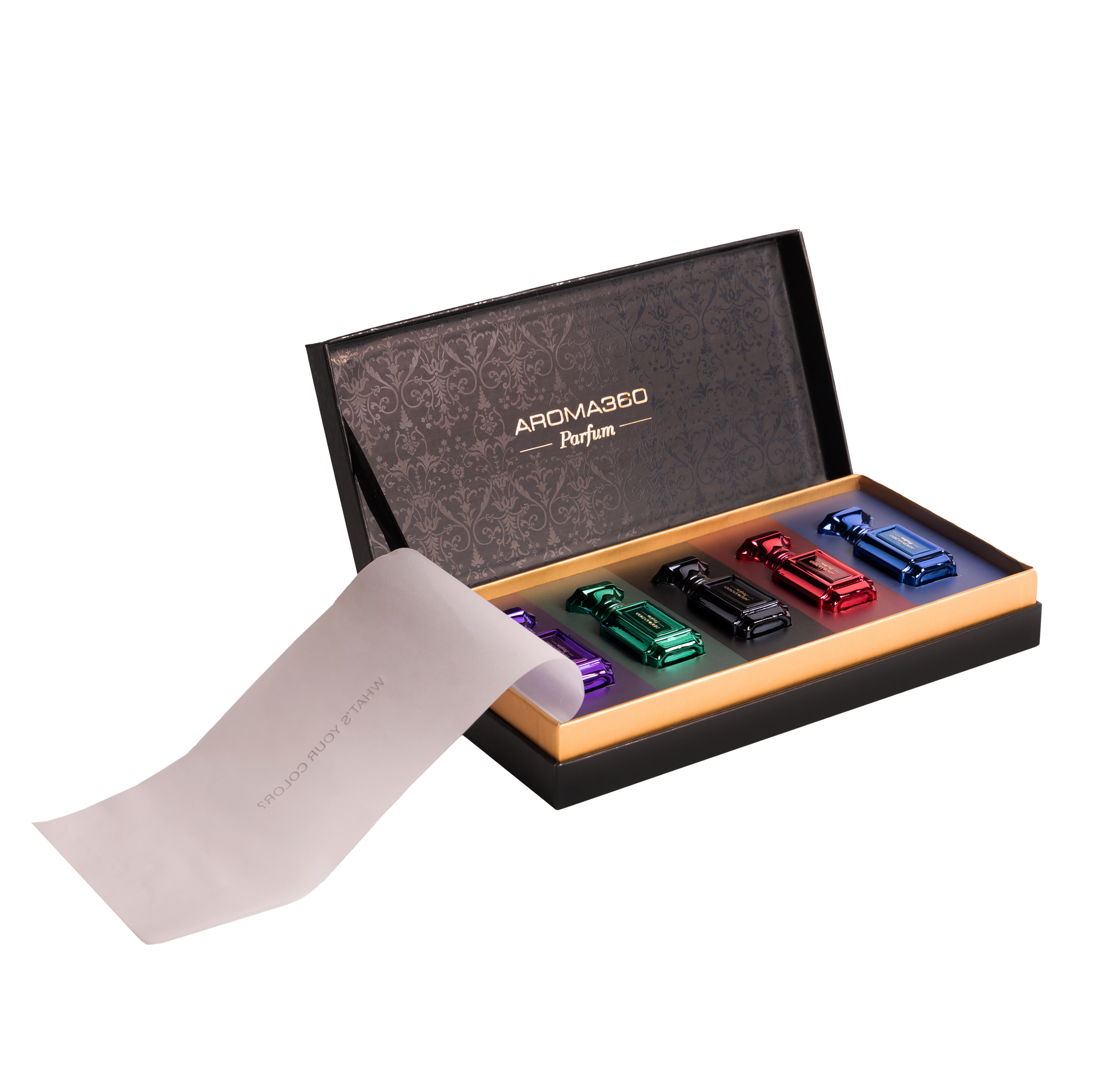 Parfum Discovery Set | Blue/Red/Black/Green/Purple