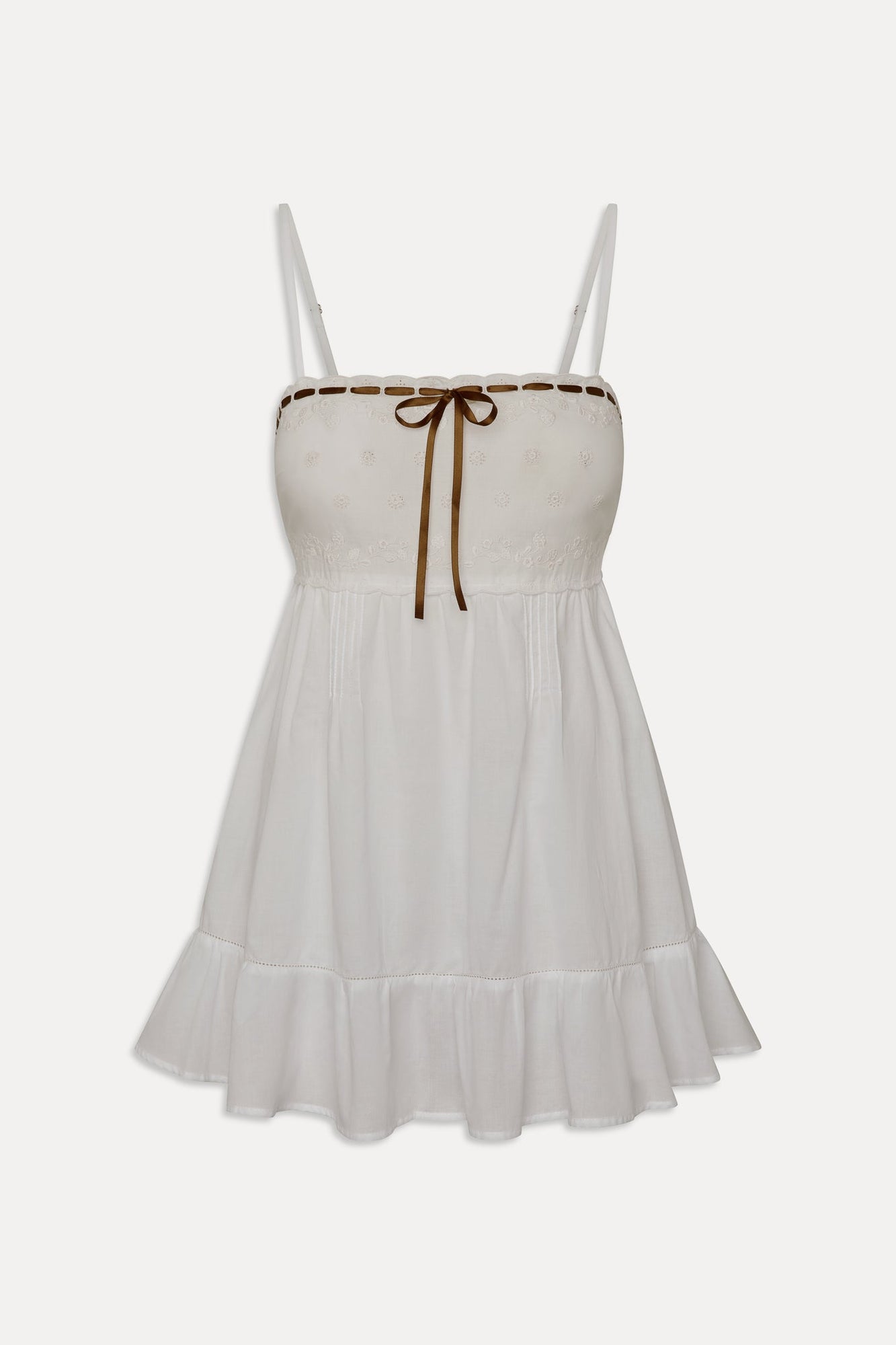 cotton babydoll dress Frankies Bikinis | Paris Cotton Babydoll Dress