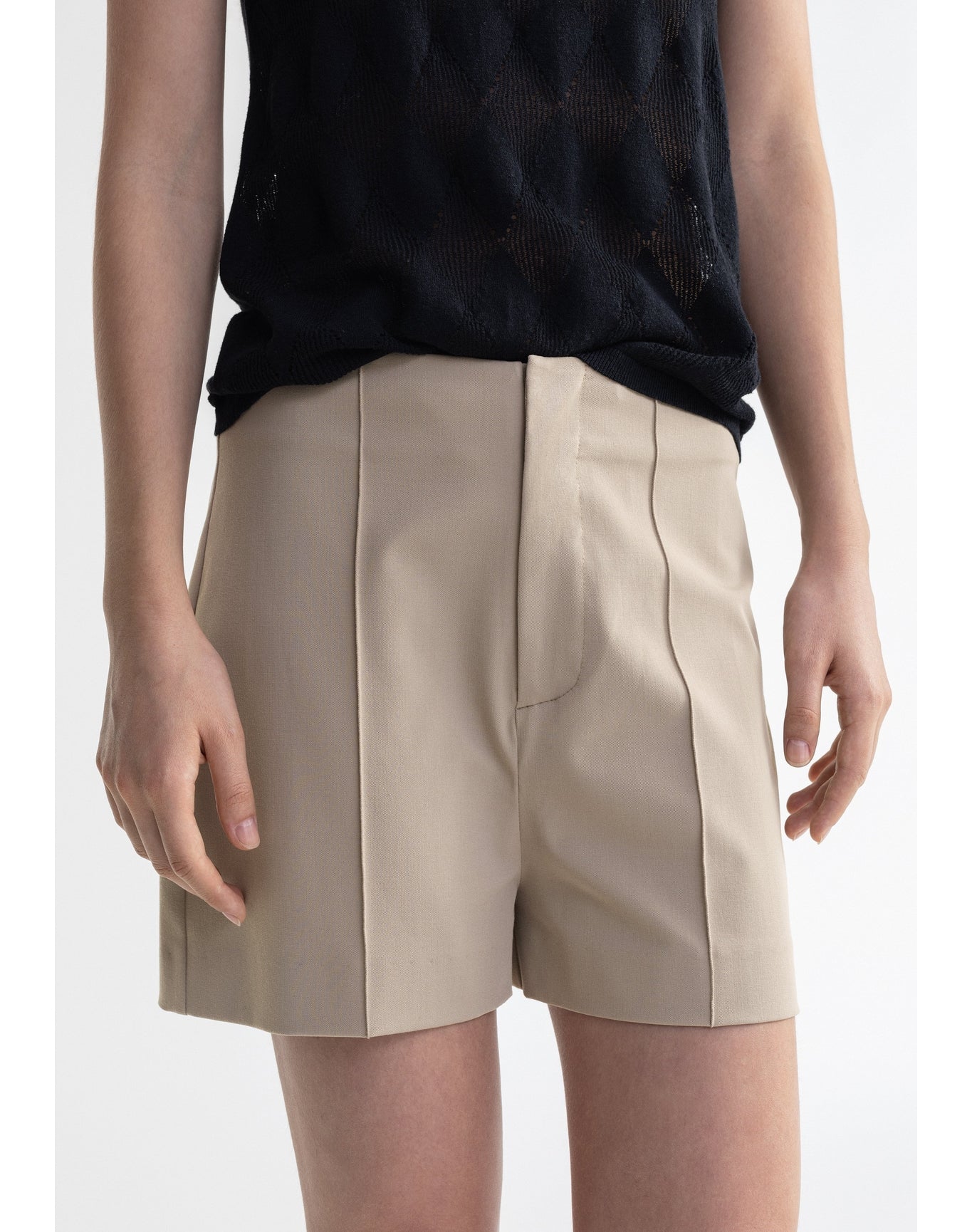 Parker | Suiting Shorts | Ash