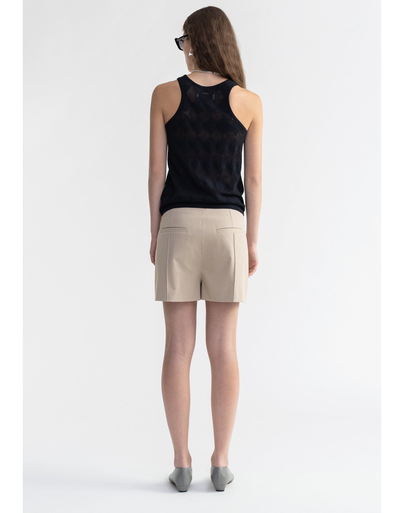 Parker | Suiting Shorts | Ash