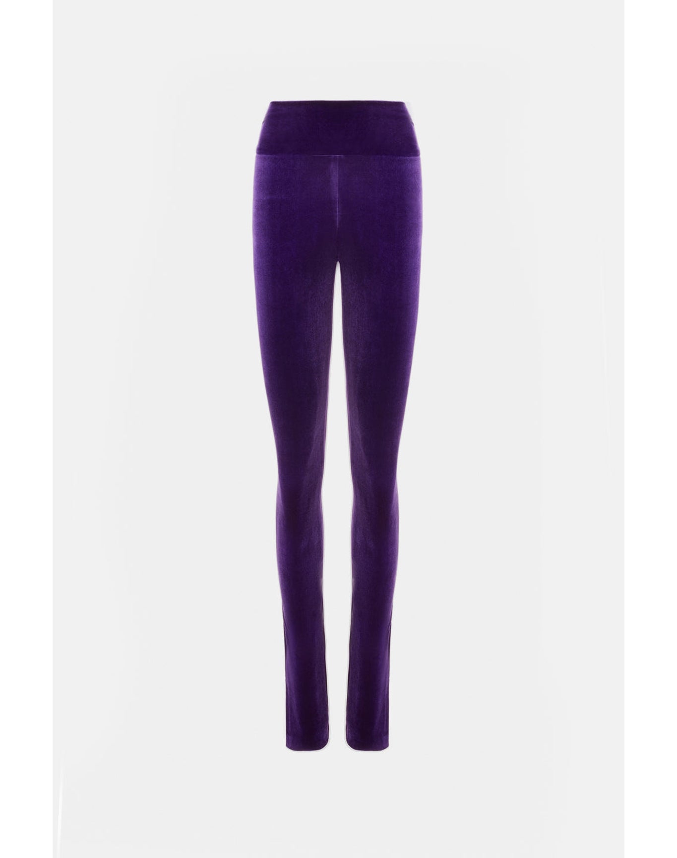 Pat Velvet Leggings | Purple