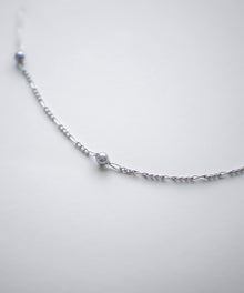 Pearl & Figaro Dainty Necklace | Sterling Silver