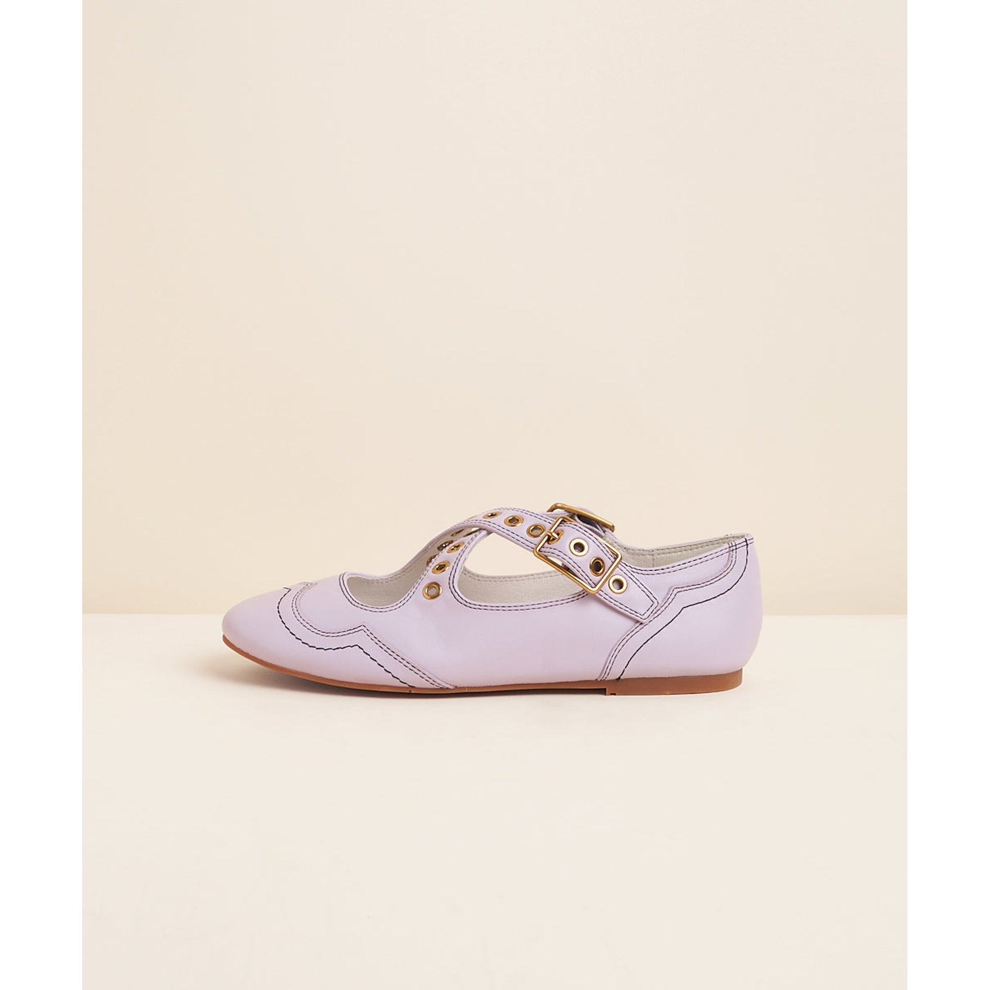 Pearl Western Ballet Flat | Fog