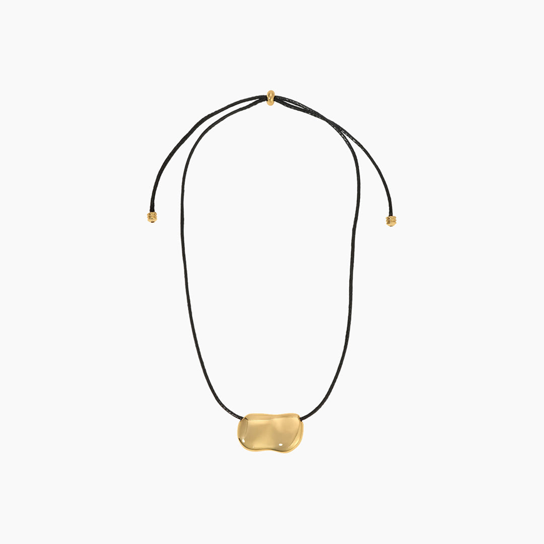 Pebble Necklace | Silver-Plated on Brass