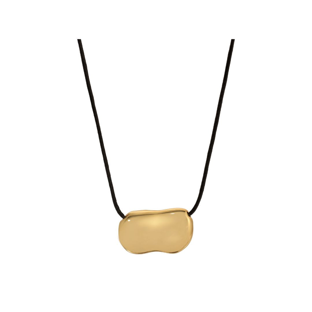 Pebble Necklace | Silver-Plated on Brass