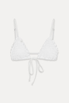 Penny Skimpy Triangle Bikini Top Optic White