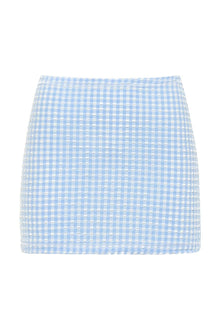 Skirt | Peri Micro Gingham