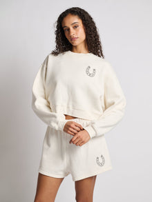 Women | Soul by SoulCycle | Perry Crop Crew | Cream