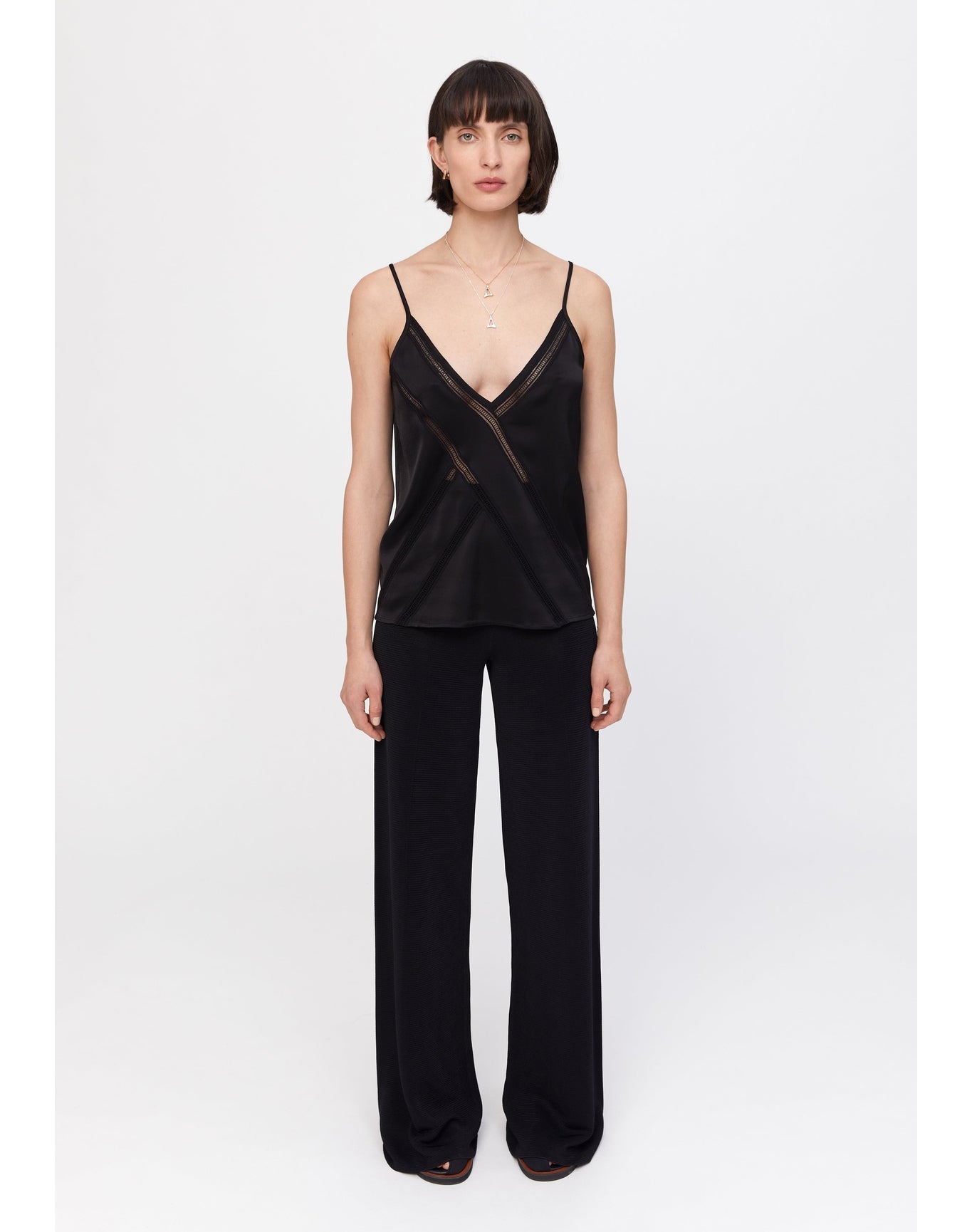 Perth | Slinky Knit Pants | Black