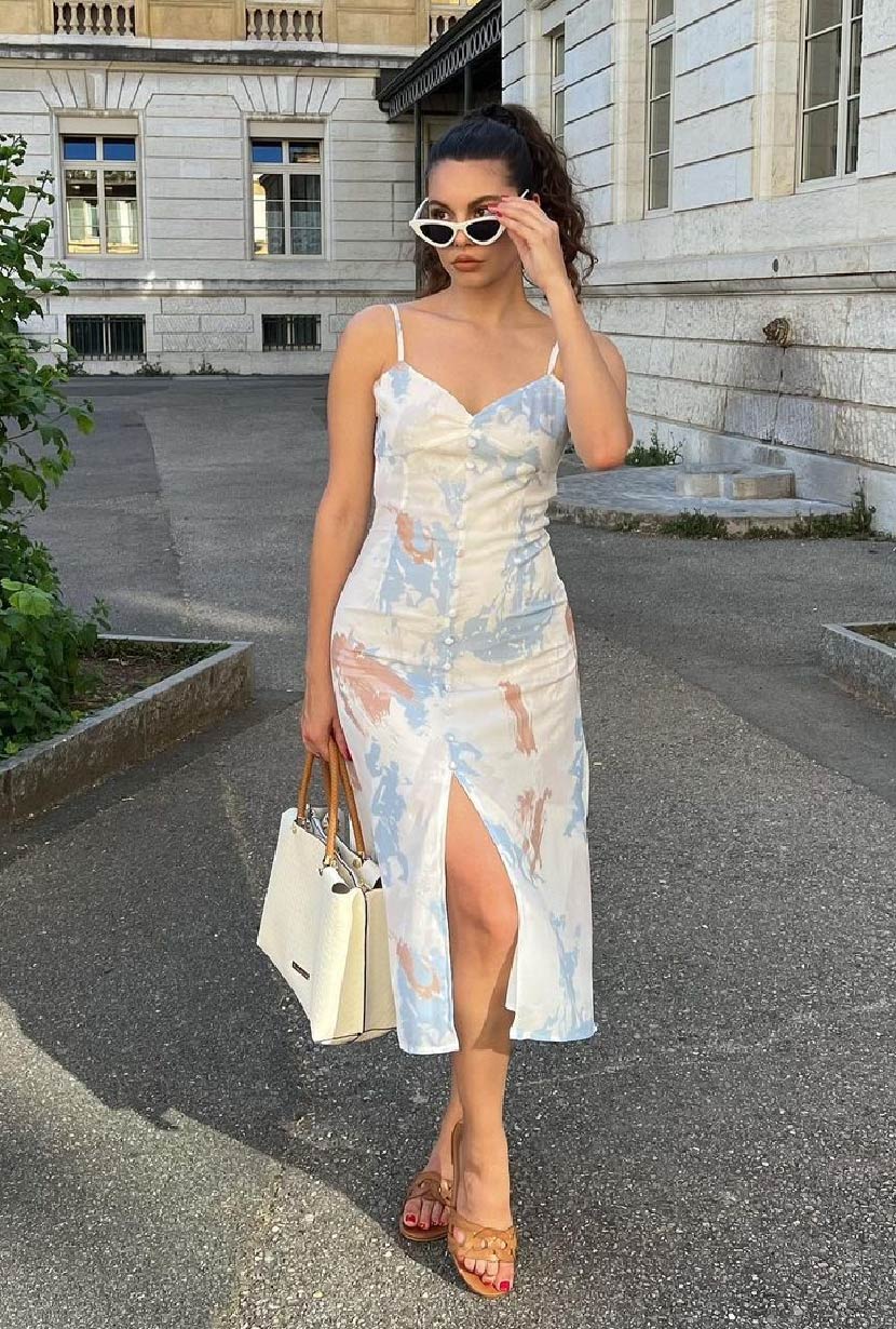 Francisco Dress | Abstract Colors