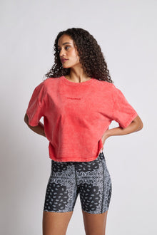 Women | Year of Ours | Bandana Biker Short | Black