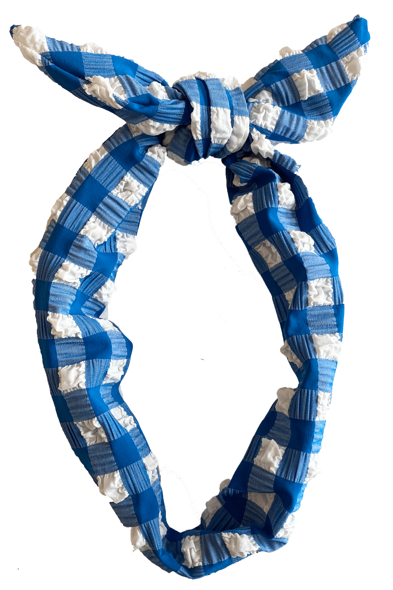 Headband | Blue Gingham