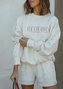 The Creatives Sweatshirt | White