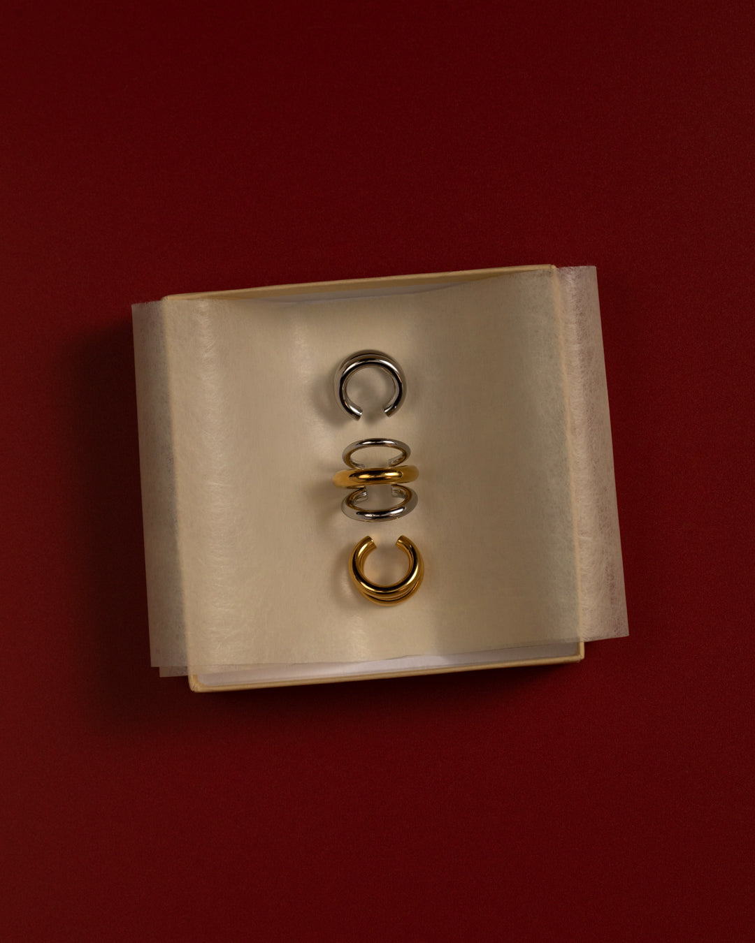 The Cala Ear Cuff Set | Two Tone