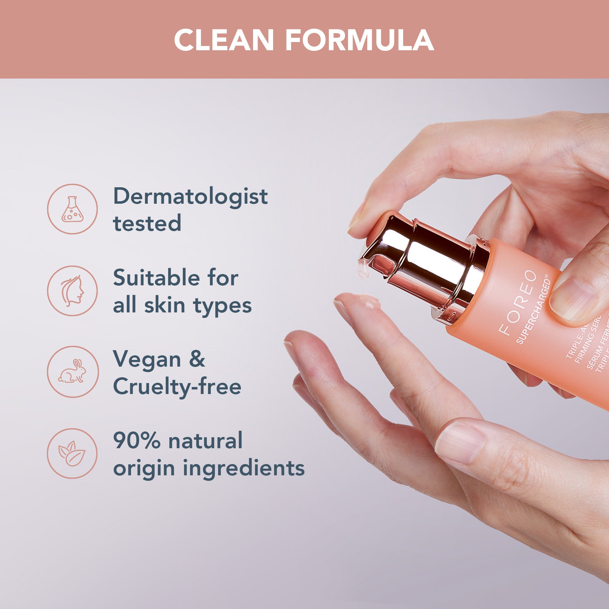 FOREO SUPERCHARGED Triple-Action Firming Serum