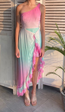Rococo Sand | Pax Midi Dress | Multicolor