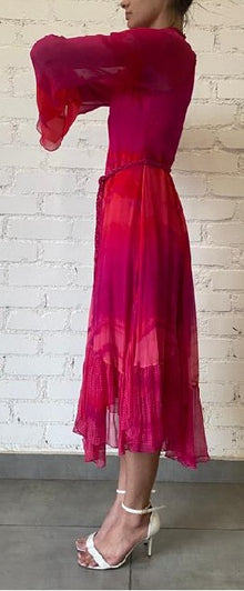 Hemant & Nandita | Soma Midi Dress | Multicolor