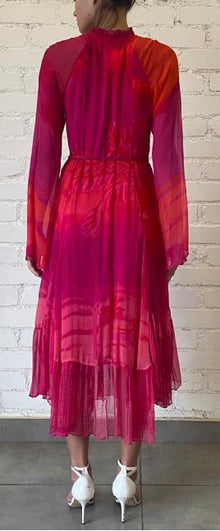 Hemant & Nandita | Soma Midi Dress | Multicolor