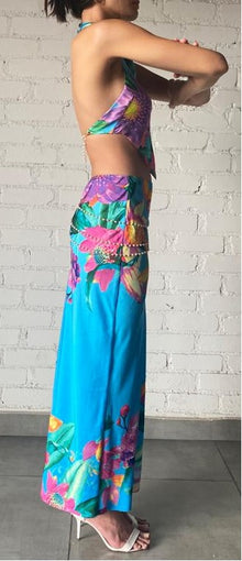 Rococo Sand | Ocean Crop Top | Turquoise