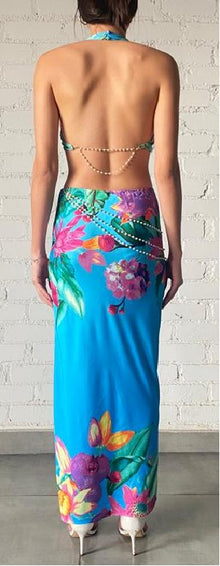 Rococo Sand | Ocean Crop Top | Turquoise