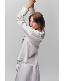 Pieris Button Down Top | White