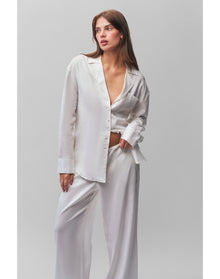 Pieris Button Down Top | White