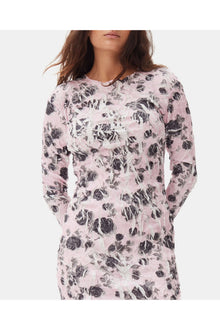 Pink Floral Printed Dress | Corsage