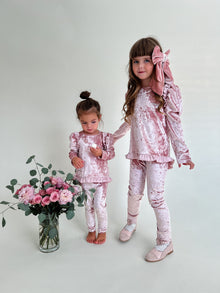 Pink Velour Lounge Set