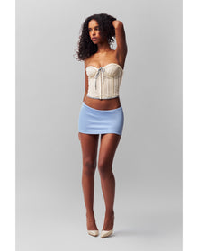 Pintuck Corset | Cream