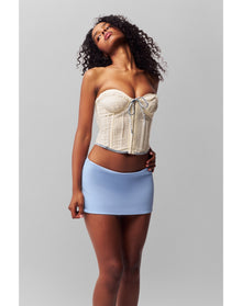 Pintuck Corset | Cream