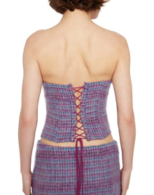 Plaid Corset | Purple/Blue
