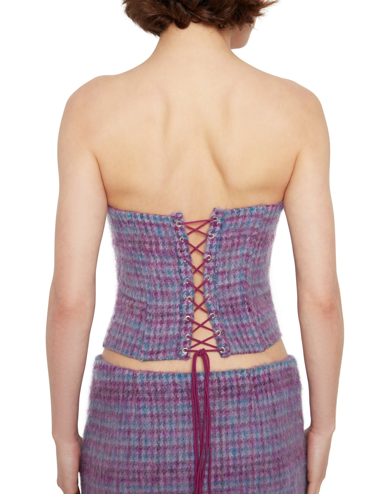Plaid Corset | Purple/Blue