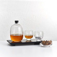 Malt Gift Set With Wooden Tray | Clear Crystal/Wood