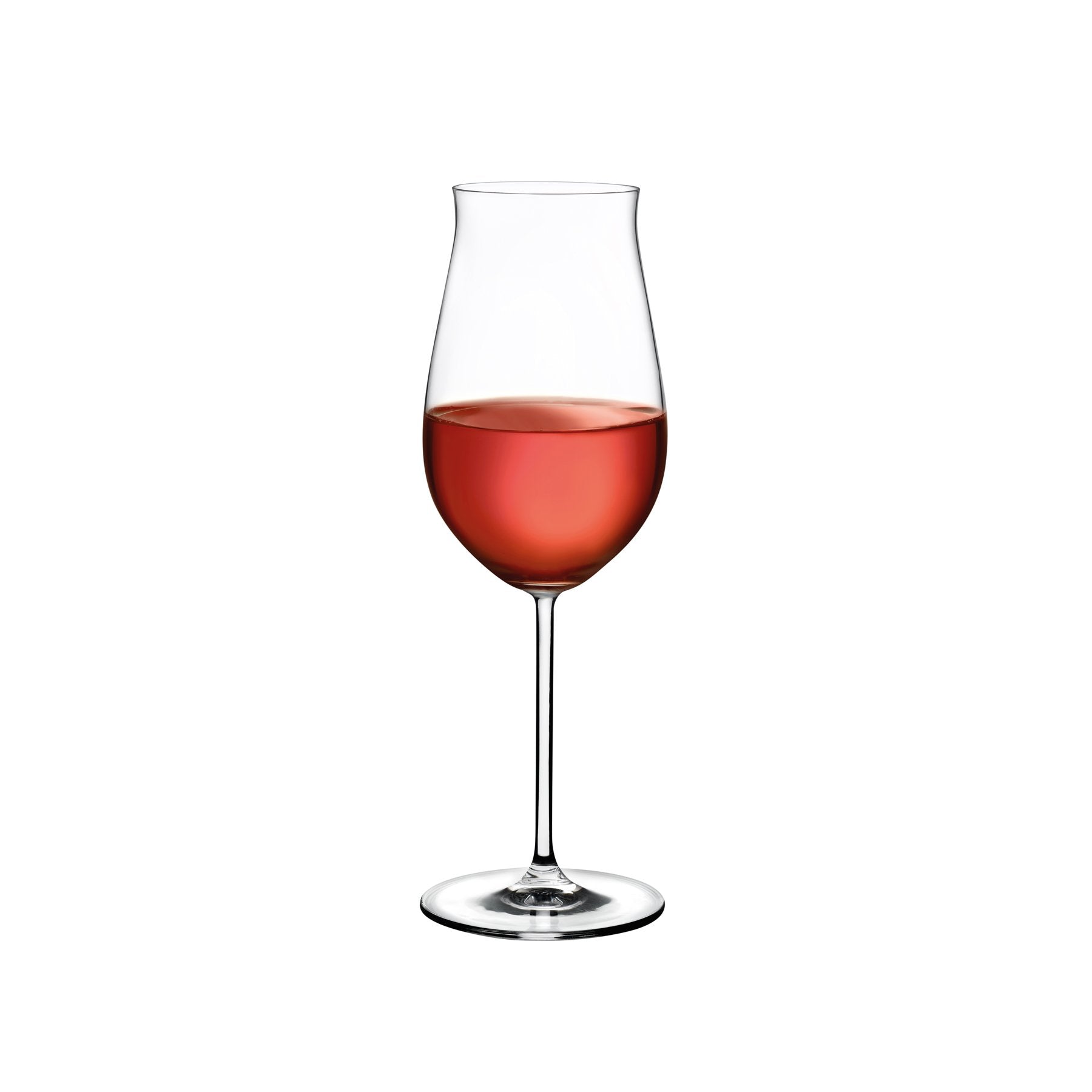 Vintage Rose Wine Glasses | Clear Crystal | Set of 2