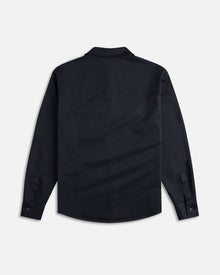Pleated Pocket Shirt | Navy