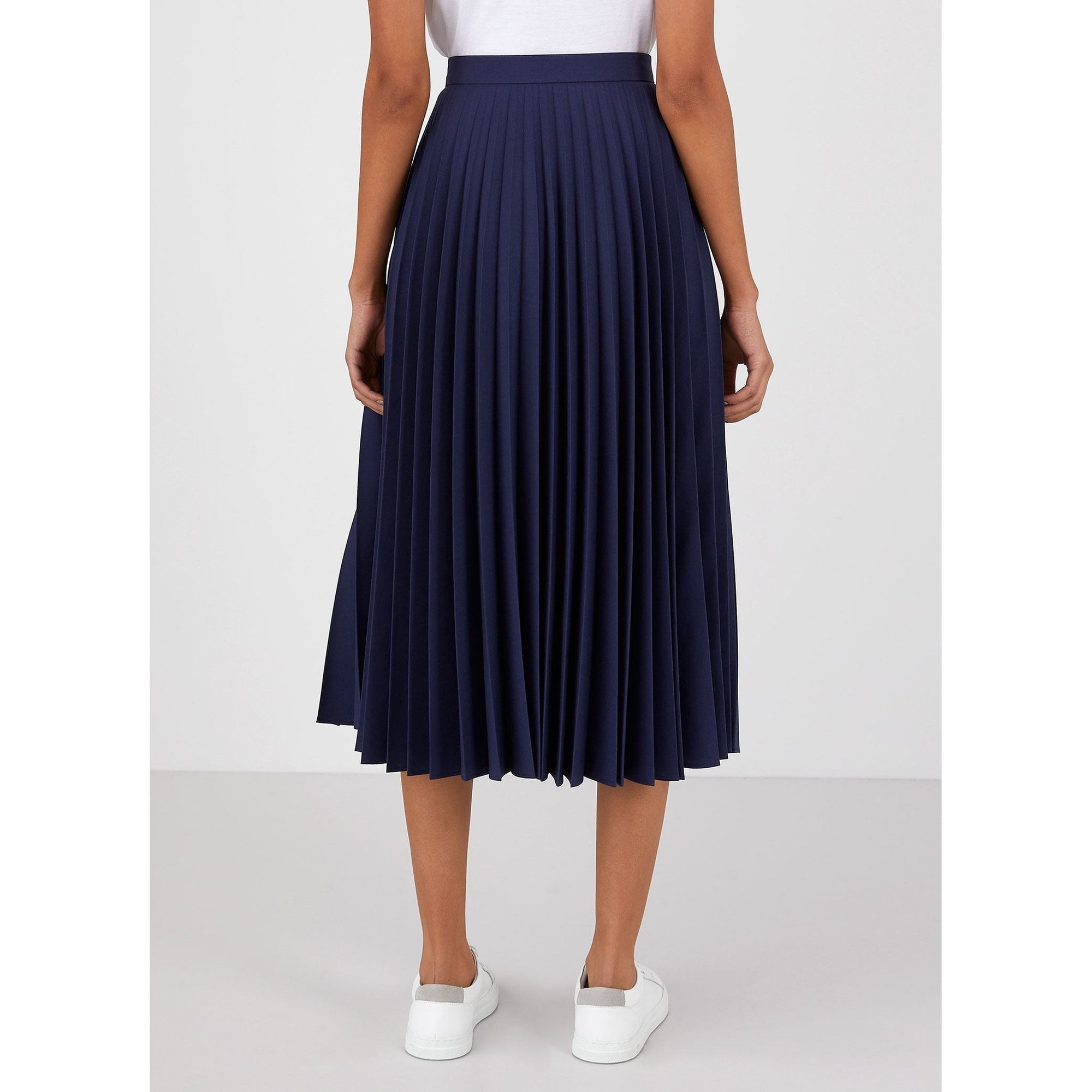 Pleated Skirt | Women | Navy