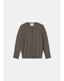 Plie | Pure Merino Wool Cardigan | Storm