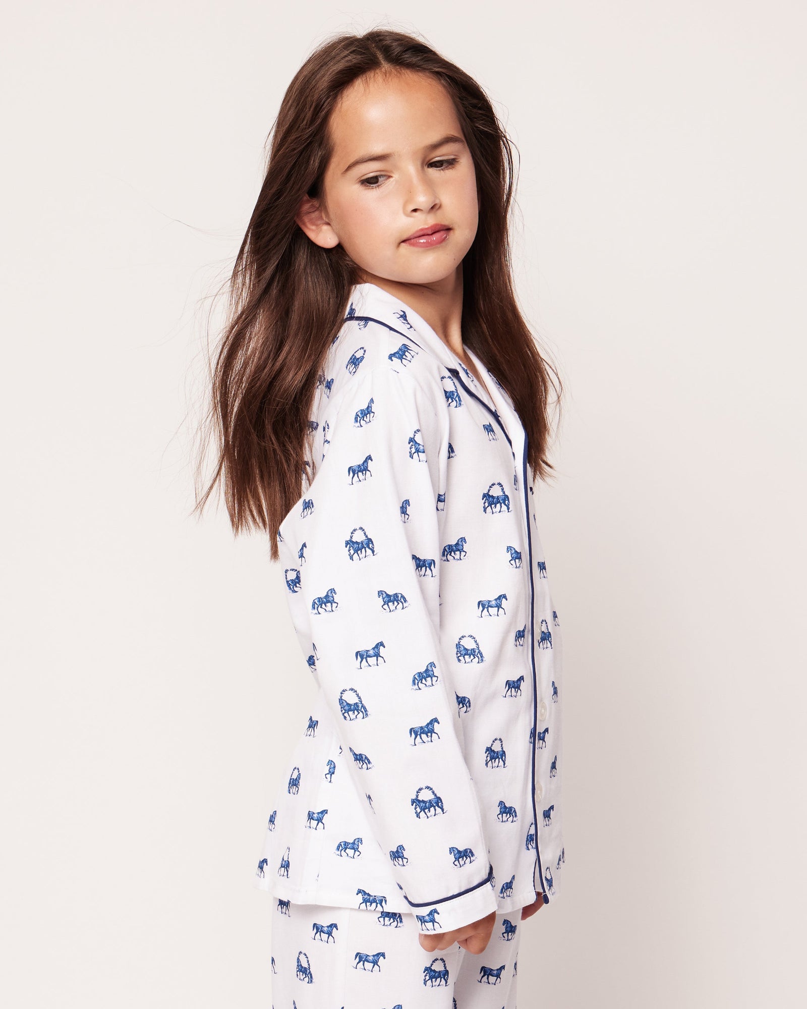 Kid's Twill Pajama Set | The Equestrian