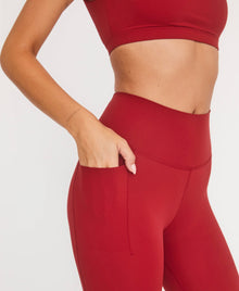 Pocket Spin Leggings | Cardinal