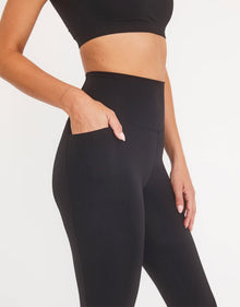 Pocket Spin Leggings | Onyx