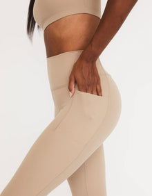Pocket Spin Leggings | Sand